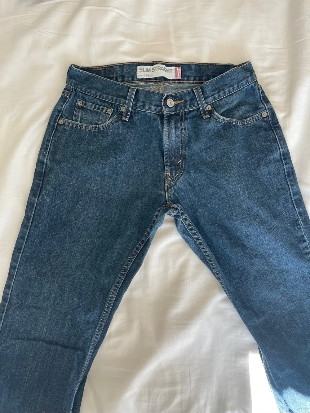 Levi's Men's Dark Blue Straight Jeans‎